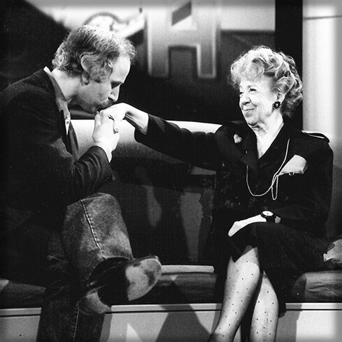 Wieland Backes, Nachtcafé, Biographie, Biografie, Auf der Couch, Ich trage einen großen Namen, Inge Meisel